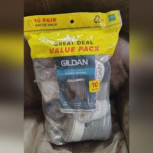 Men's XL Boxer Briefs -VALUE PACK- 10 Pair